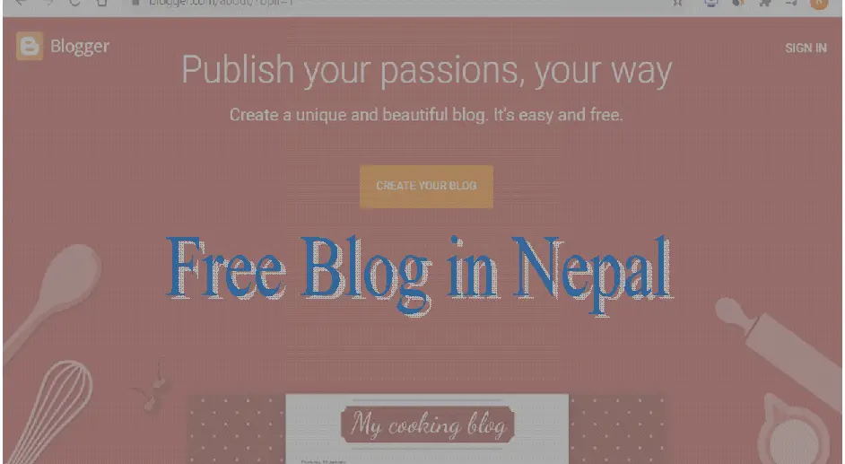 Create Free Blog In Nepal & Nepali Language in 2021